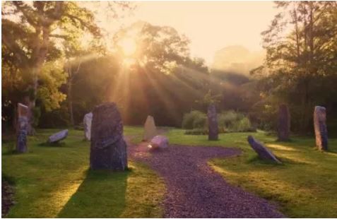 Blarney Castle Rock Close garden megalithic monument