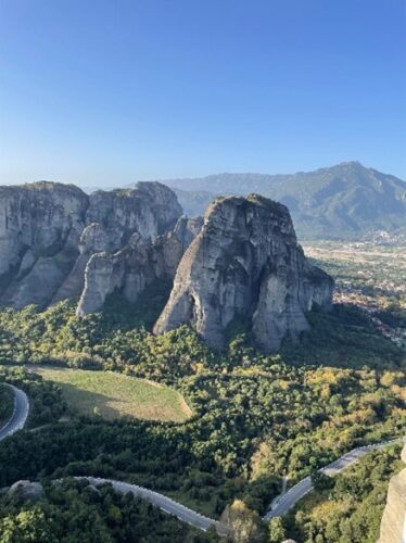 Cliffside Monastery in Greece