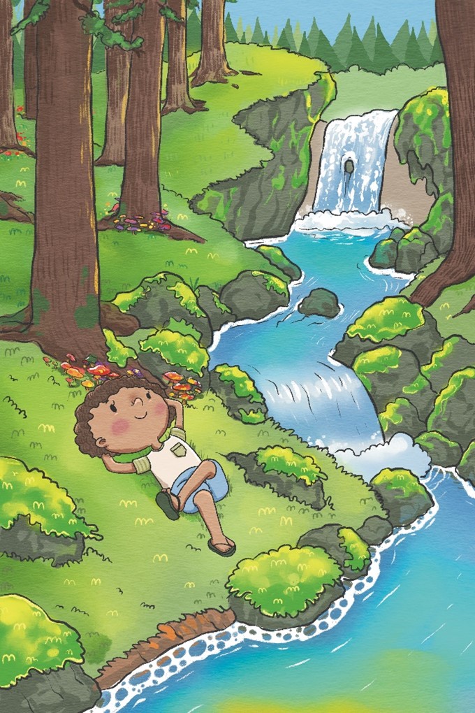 Cover art from Joey and his friend Water Children's Book by Ellen Lewinberg